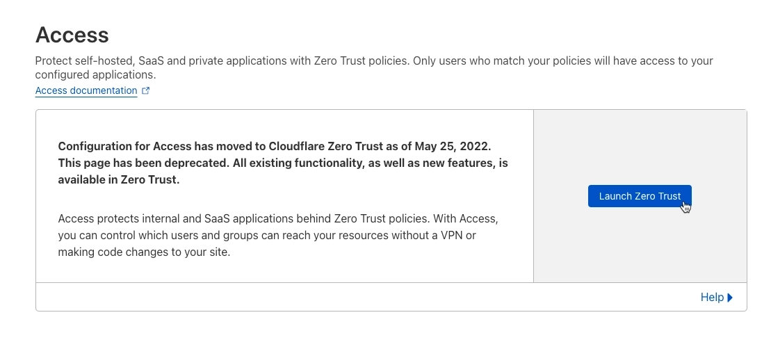 Location of Cloudflare Tunnels Zero Trust