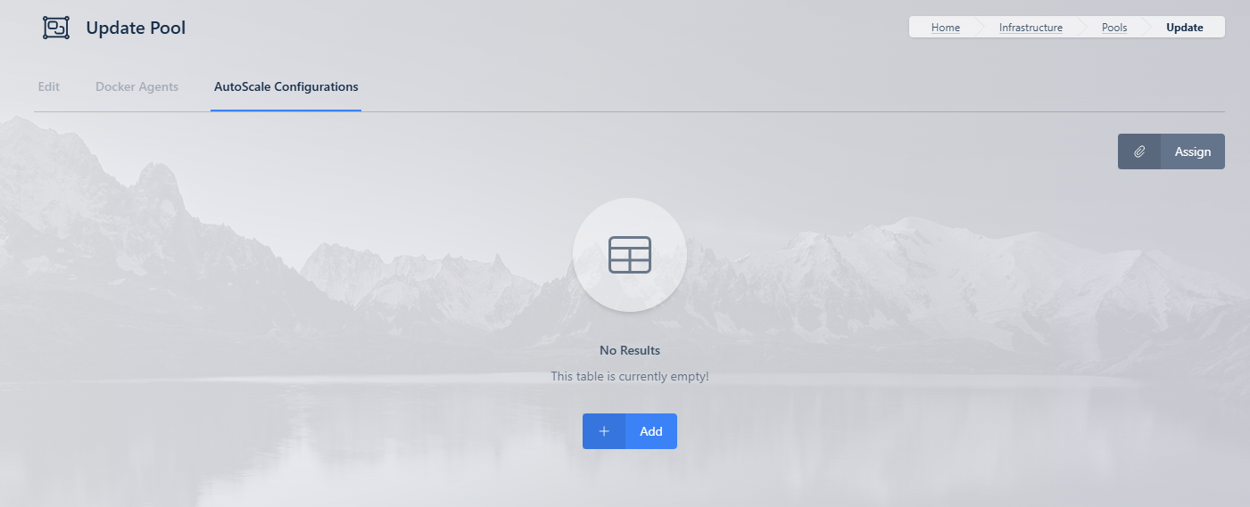Create AutoScale config from Pools
