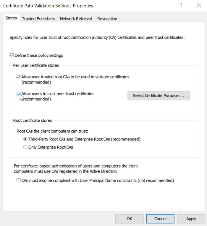 Certificate Validation