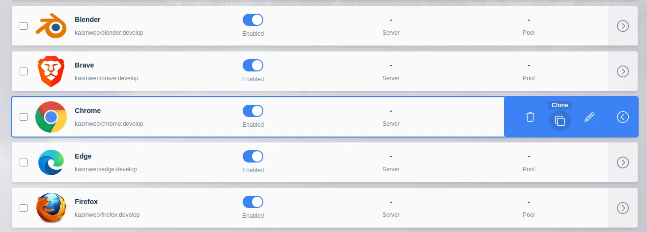 Clone the Chrome Workspace