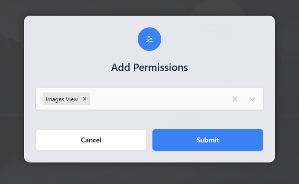 Give Images View permission to your API key