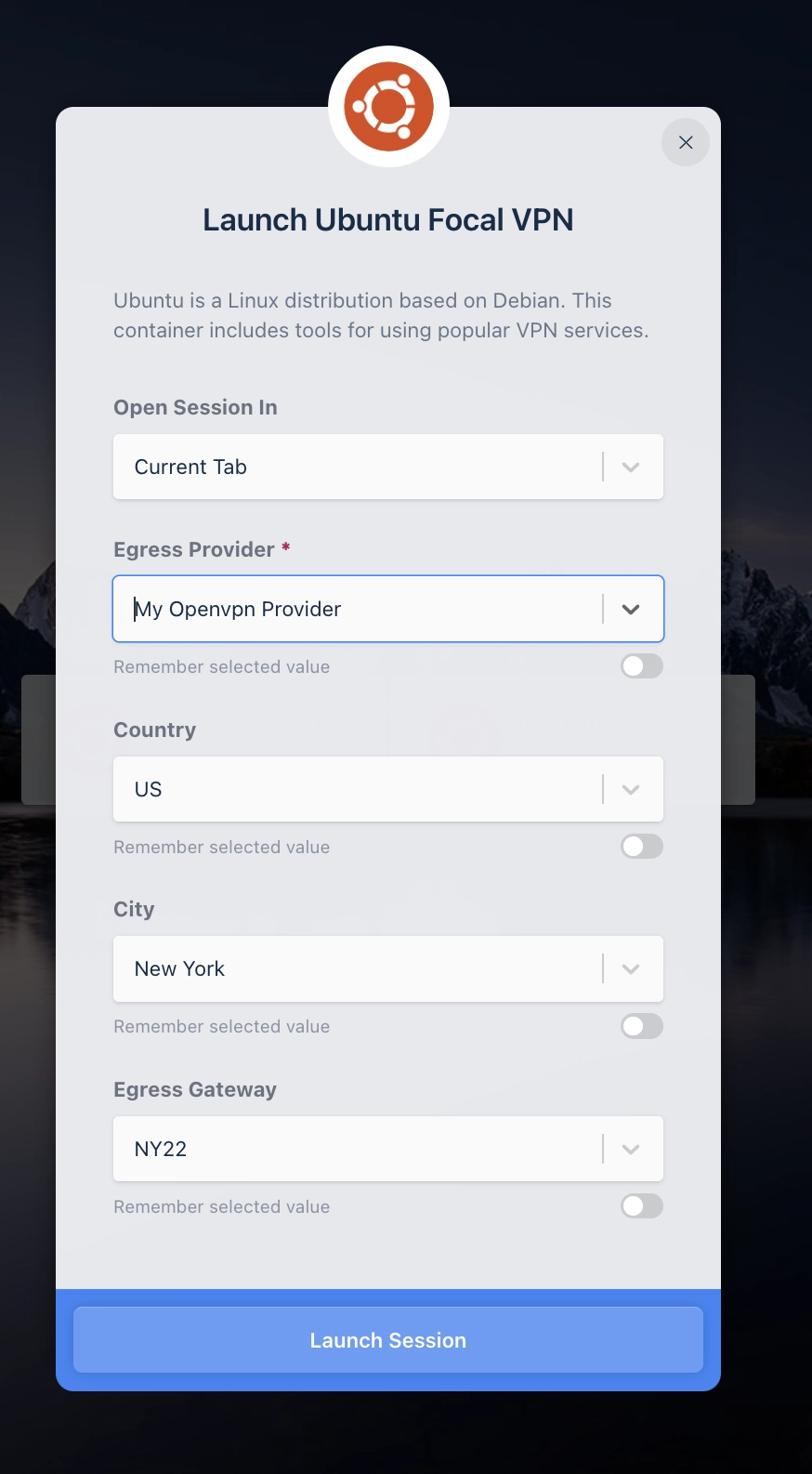 Egress Launch Selection