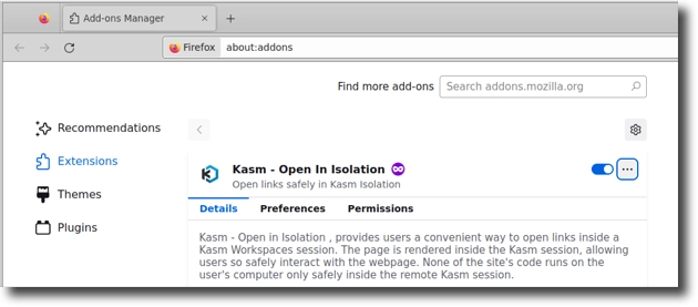 Firefox Options