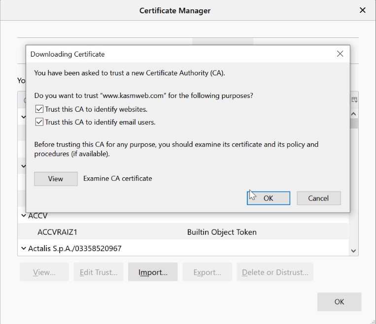 Import to Firefox