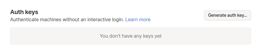 Generate a Key