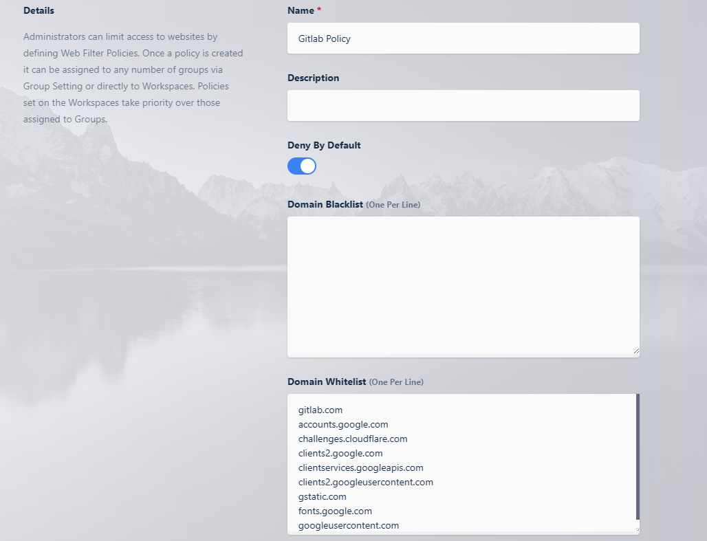 Protected Web App