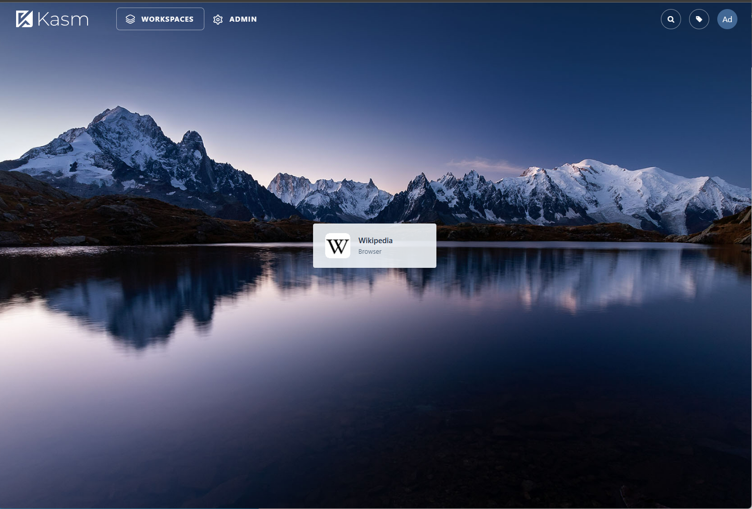 Launcher in User Dashboard