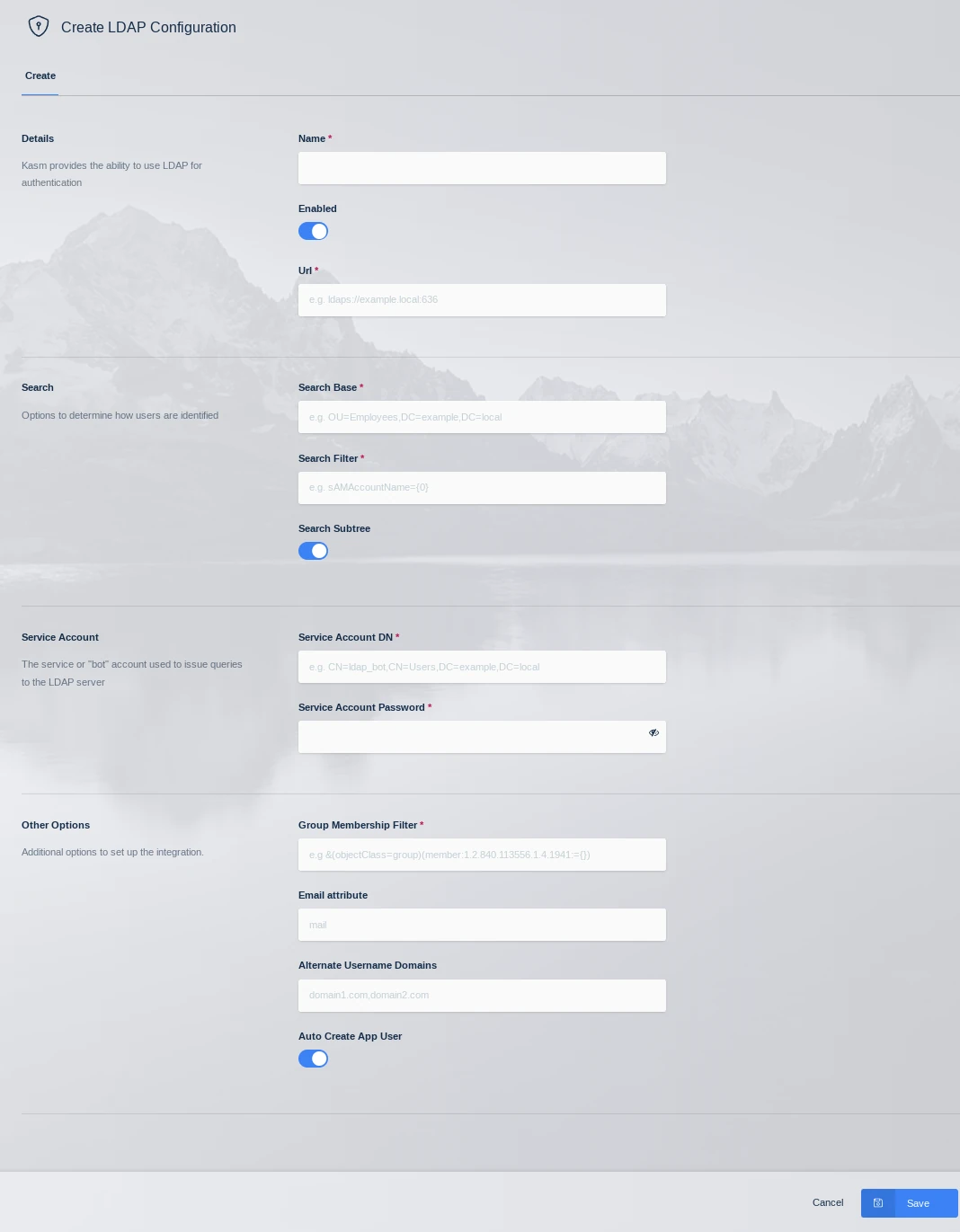 LDAP Config