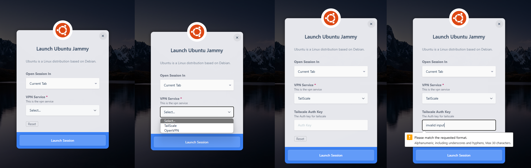 Launch Selections File