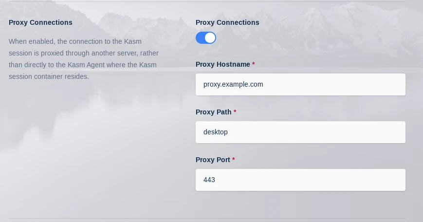 Set Proxy Host