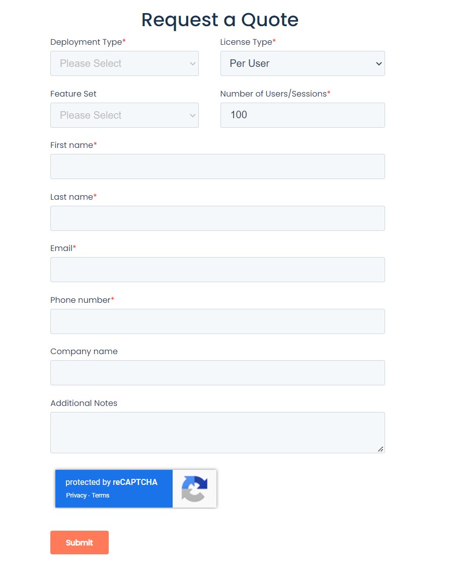 Request a Quote