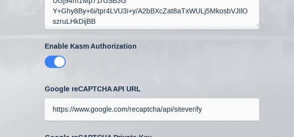 Set Auth Domain