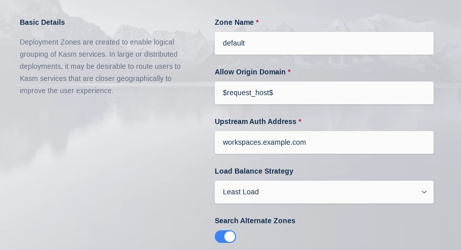 Set Upstream Auth