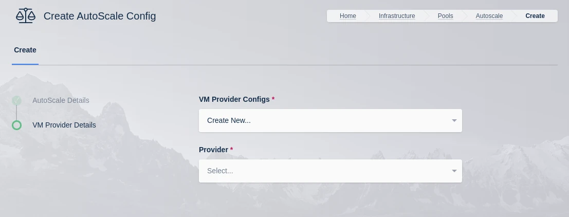 Create New Provider