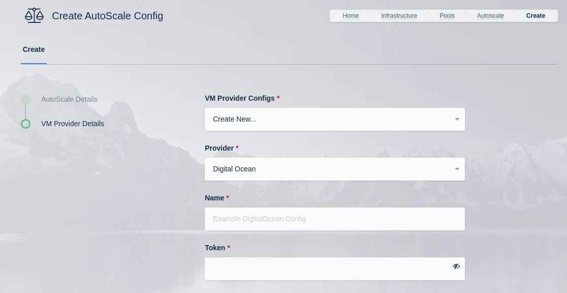 Digital Ocean VM Provider