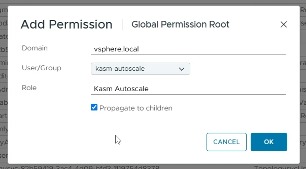 Assign AutoScale role to user