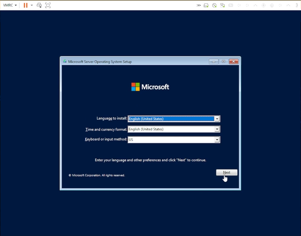 Install Windows on your VM