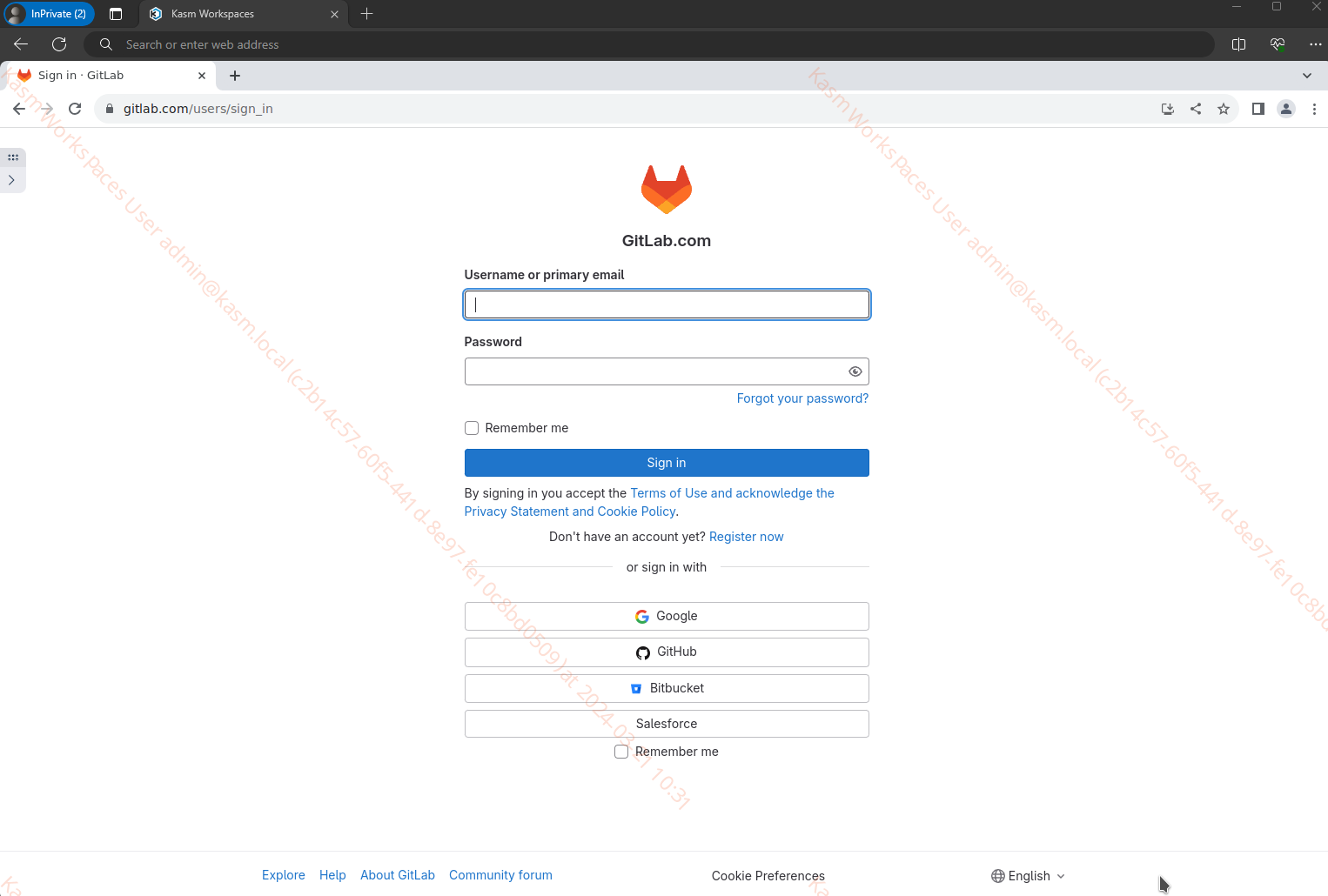 Protected Web App