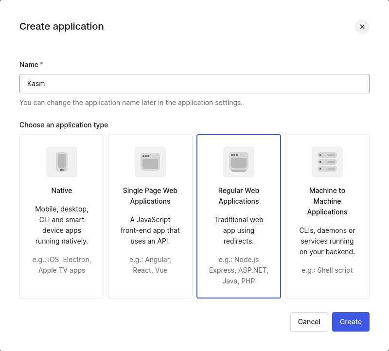 Create Web Application