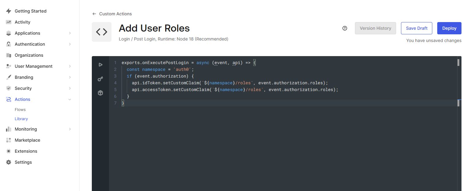 Deploy Action