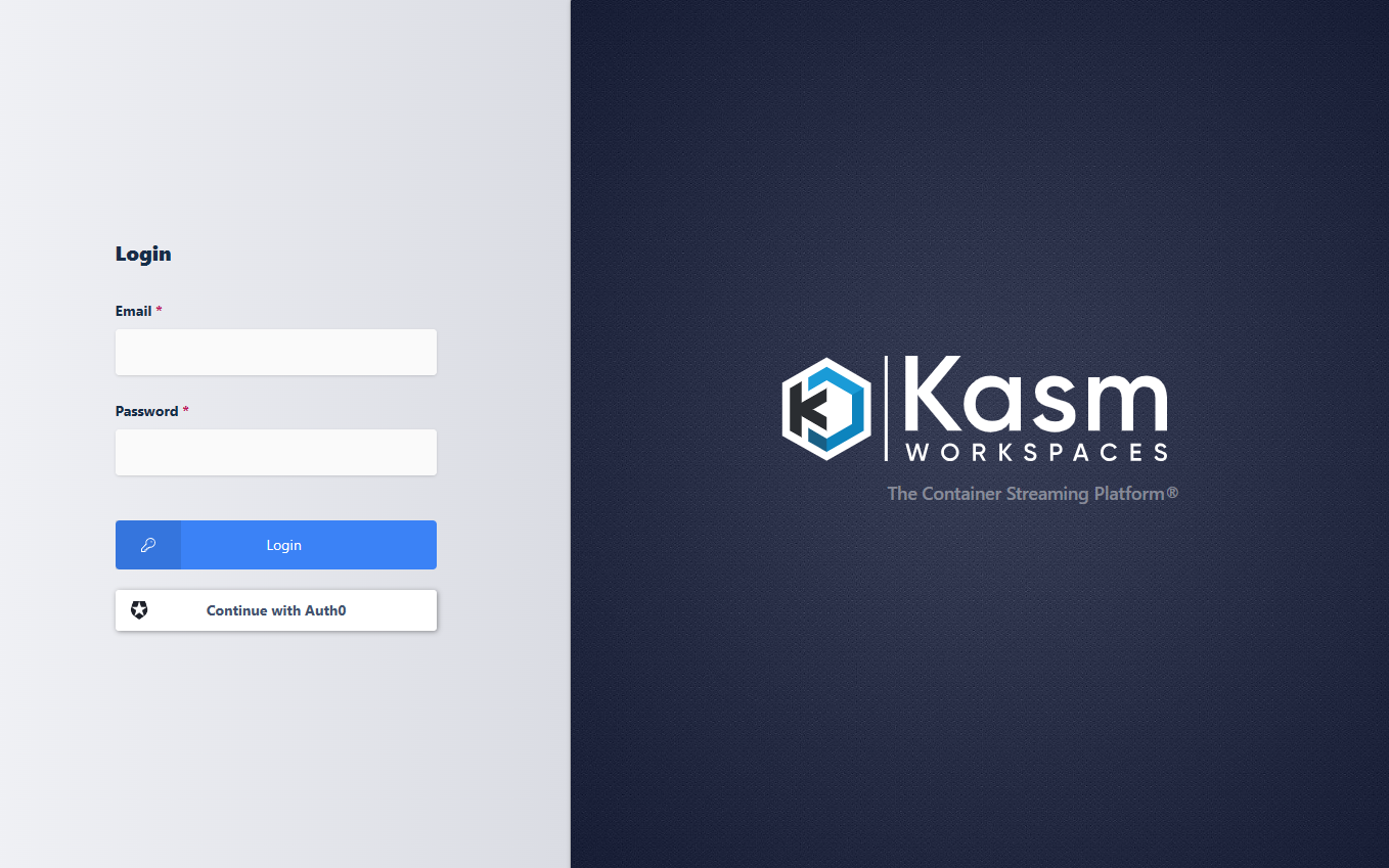 Login Screen