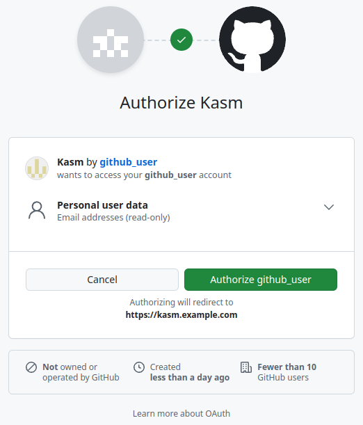 Github Auth