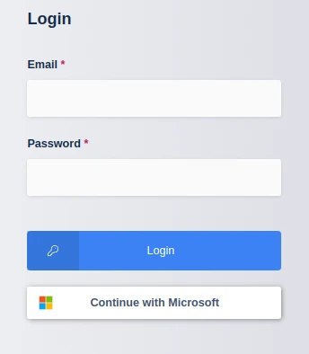 Login Screen