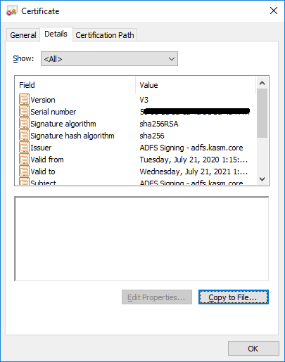 Copy Certificate