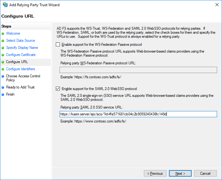 Enable SSO