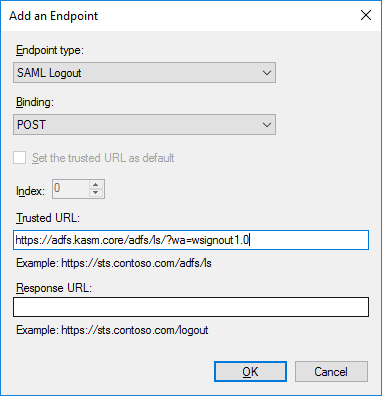 Logout Configuration