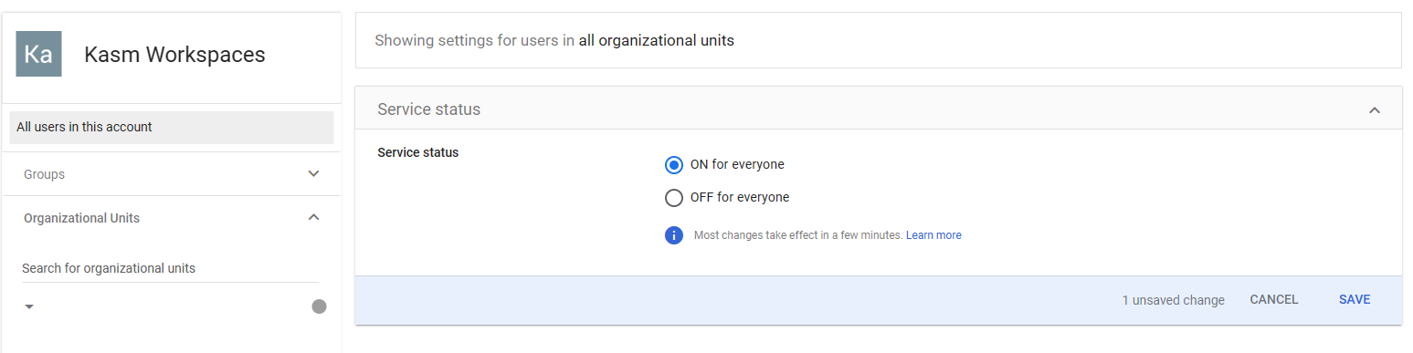 Giving App Access