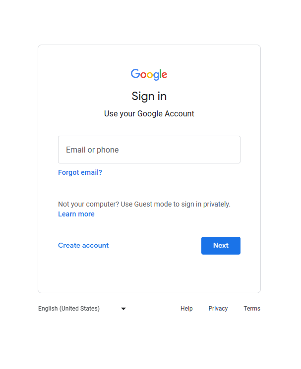 Google Login