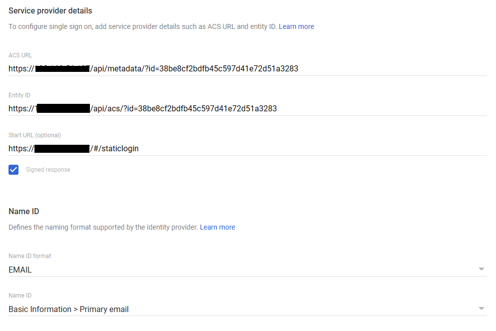 Service Provider Details