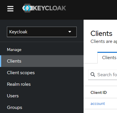 Keycloak Portal