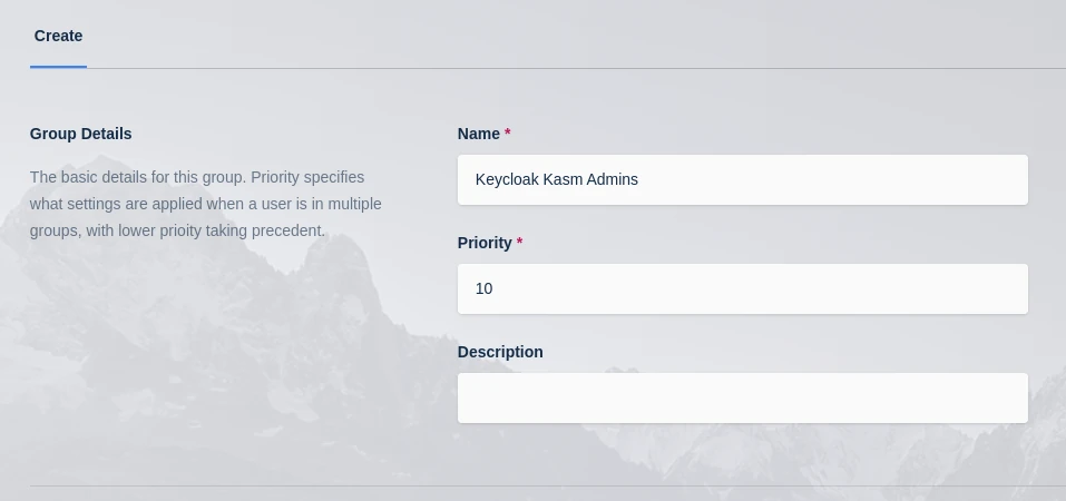 Create Group