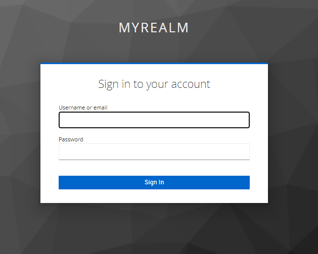 Keycloak Login
