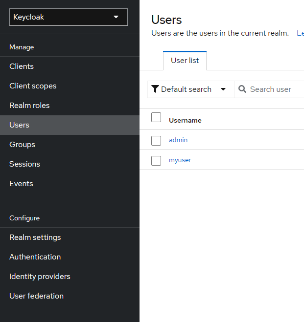 User Selection