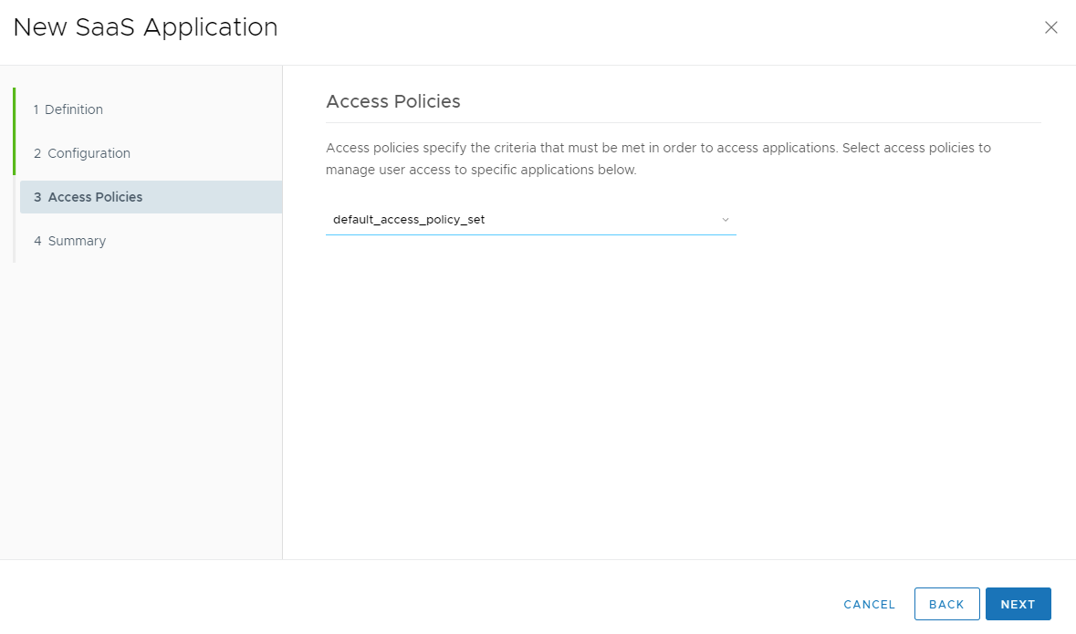 Access Policies