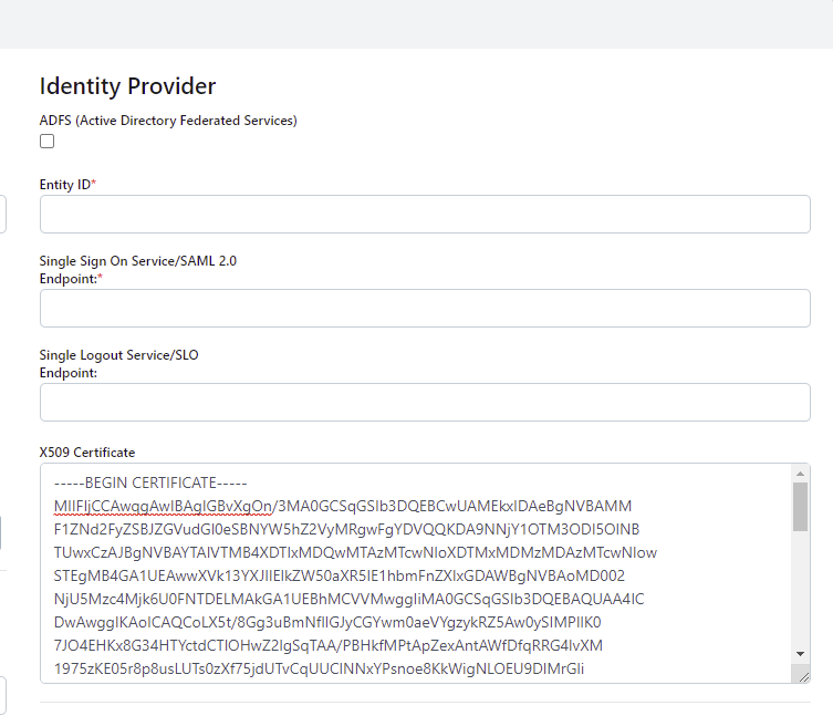 Configuring Signing Certificate