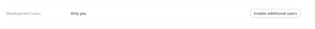 Enable Additional Users