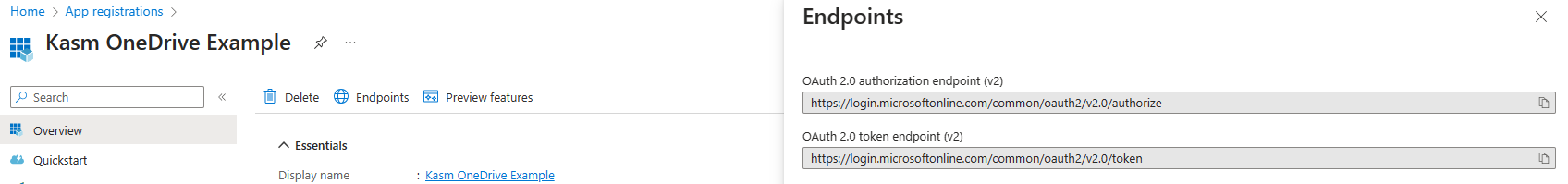 Endpoints