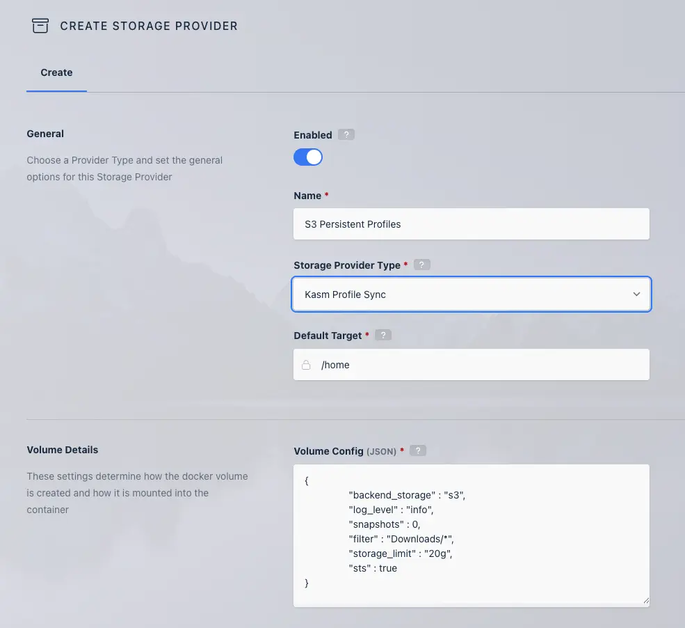 Create Profile Sync Provider