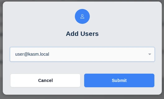 Adding a user to a group